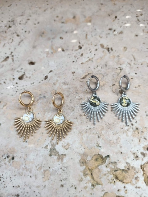 Boucles d'Oreilles "Soleil d'Egypte"