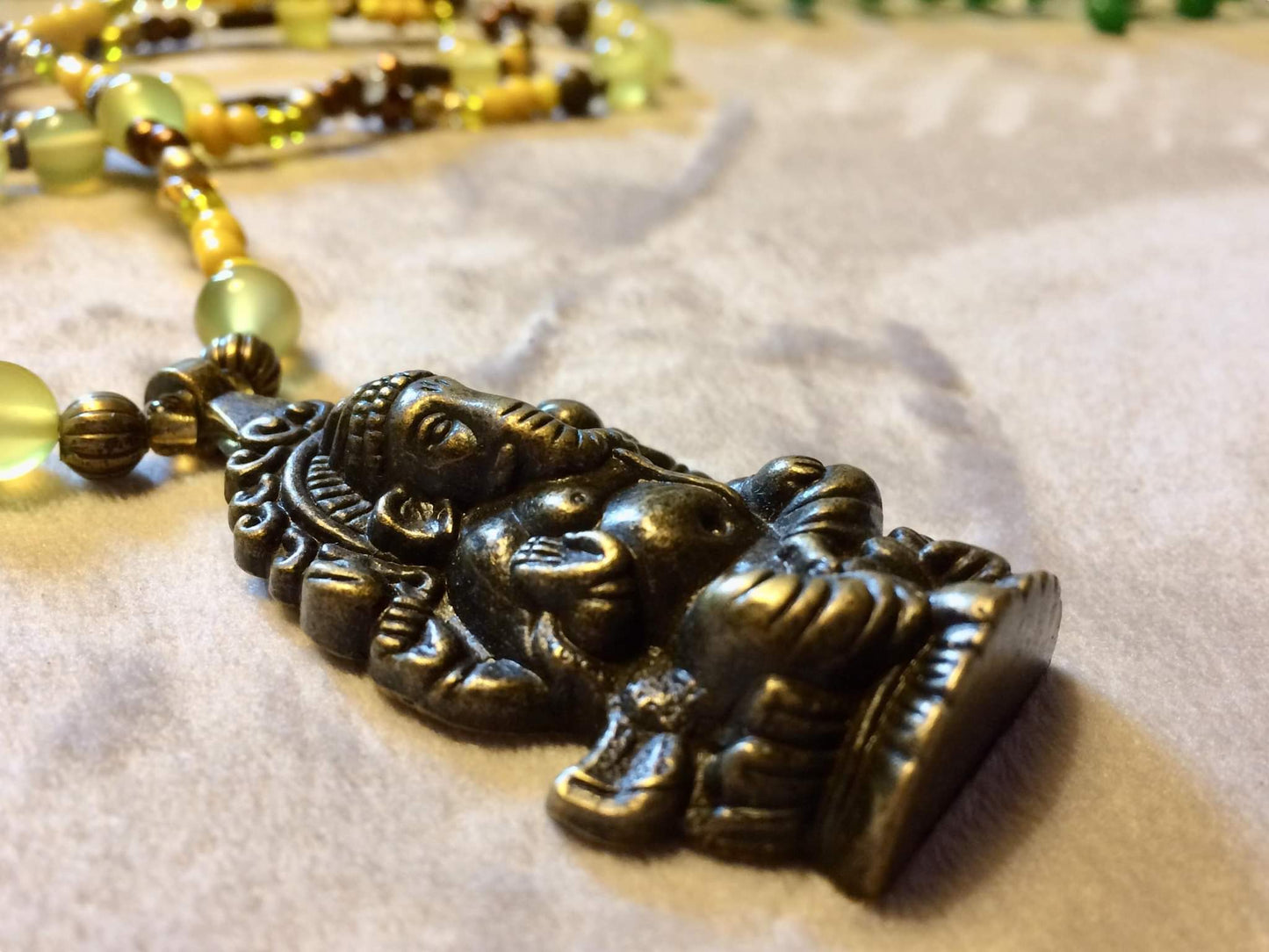 Collier Jade Ganesh